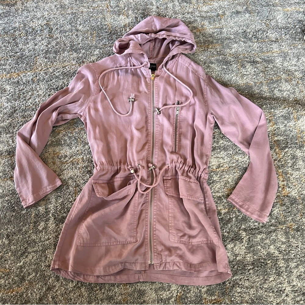 Walter Baker Mauve Hooded Jacket